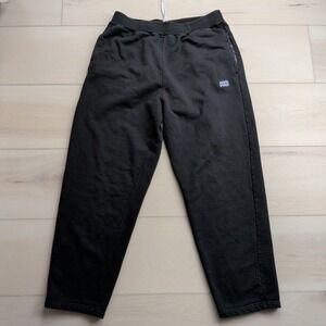 P448 You Can Surf Later Mens Large Sweatpants Joggers Black Made in Italy